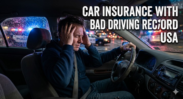 how to get car insurance with bad driving record USA