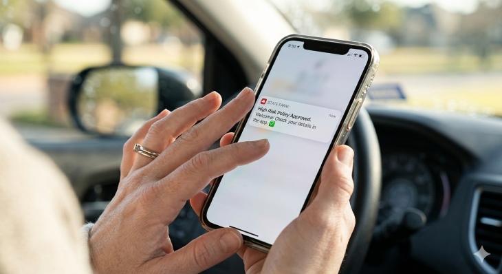 Instant car insurance quotes for high risk drivers USA 2026