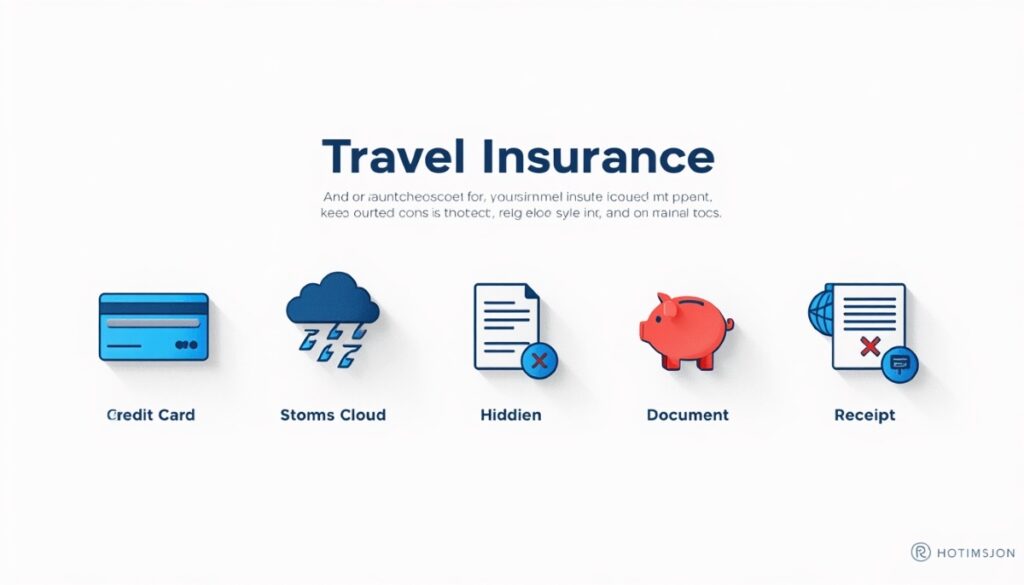 Infographic showing 5 common travel insurance mistakes to avoid